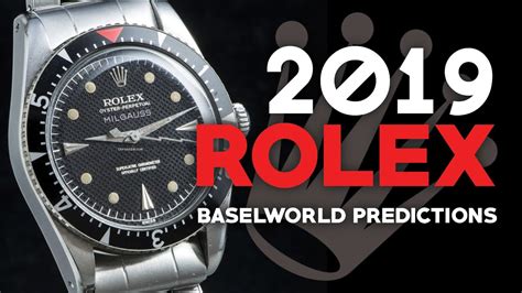 baselworld rolex predictions 2019|Rolex at Baselworld 2019: New Editions of Iconic Models.